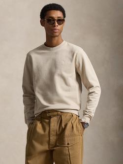 Ralph Lauren Cotton Sweatshirt, Stoneware Grey, Stoneware Grey