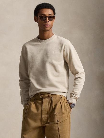 Ralph Lauren Cotton Sweatshirt, Stoneware Grey, Stoneware Grey