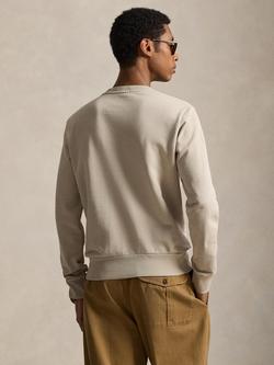 Ralph Lauren Cotton Sweatshirt, Stoneware Grey - view 2, Stoneware Grey