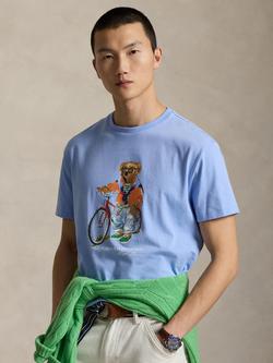 Ralph Lauren Polo Bear Cotton T-Shirt, Austin Blue, Austin Blue