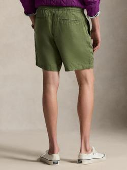 Polo Ralph Lauren 6" Knitted Linen Shorts, Garden Trail - view 2, Garden Trail