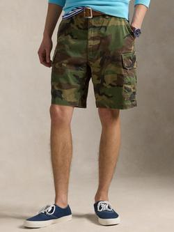 Polo Ralph Lauren Woven Cotton Shorts, Surplus Camo, Surplus Camo