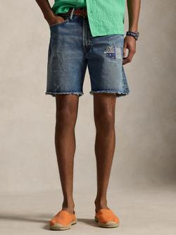 Polo Ralph Lauren Straight Fit Denim Shorts, Junegrass, Junegrass