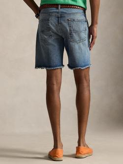 Polo Ralph Lauren Straight Fit Denim Shorts, Junegrass - view 2, Junegrass
