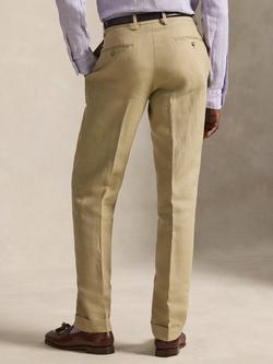 Ralph Lauren Linen Suit Trousers, Costal Beige - view 2, Costal Beige