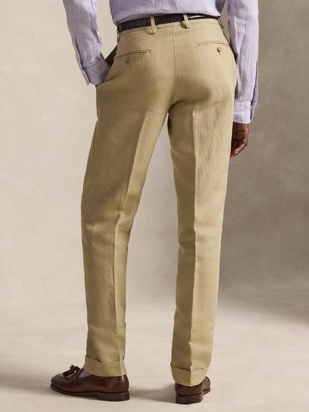 Ralph Lauren Linen Suit Trousers, Costal Beige - view 2, Costal Beige