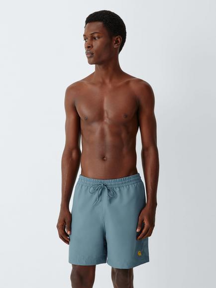 Carhartt WIP Chase Swim Shorts, Blue Mid