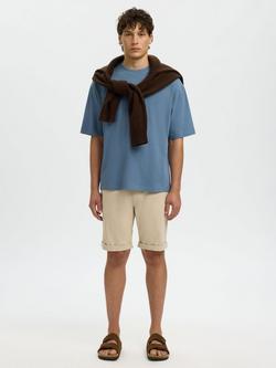 Selected Relaxed T-Shirt, Blue Mirage - view 2, Blue Mirage