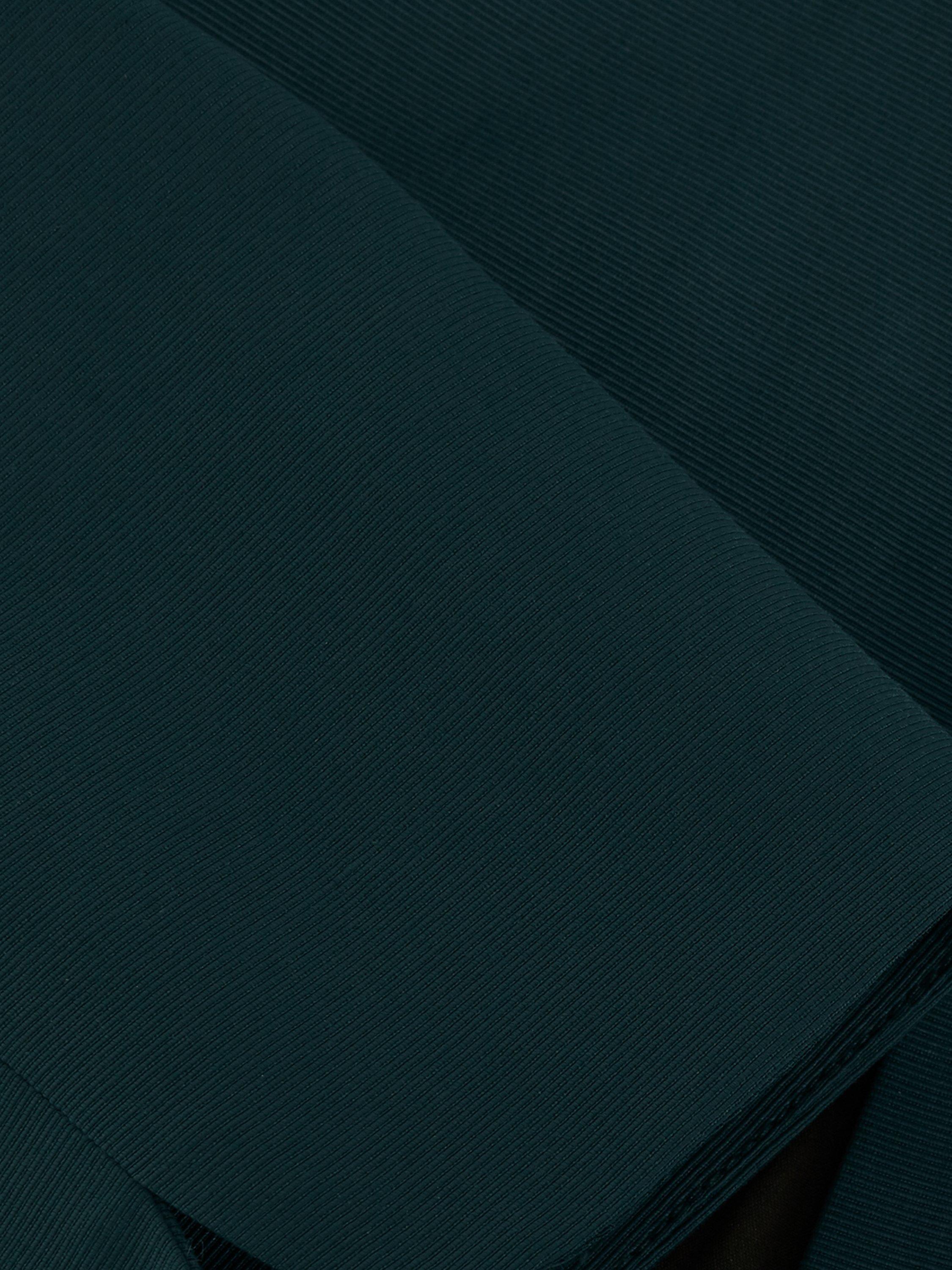 Product image 5 of 6, which shows Phase Eight Arlette Collarless Cropped Jacket, Teal, 10