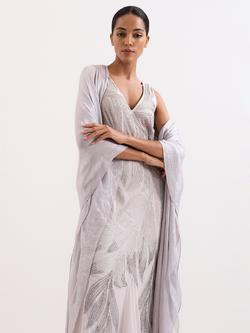 Phase Eight Oversized Scarf, Silver, Silver