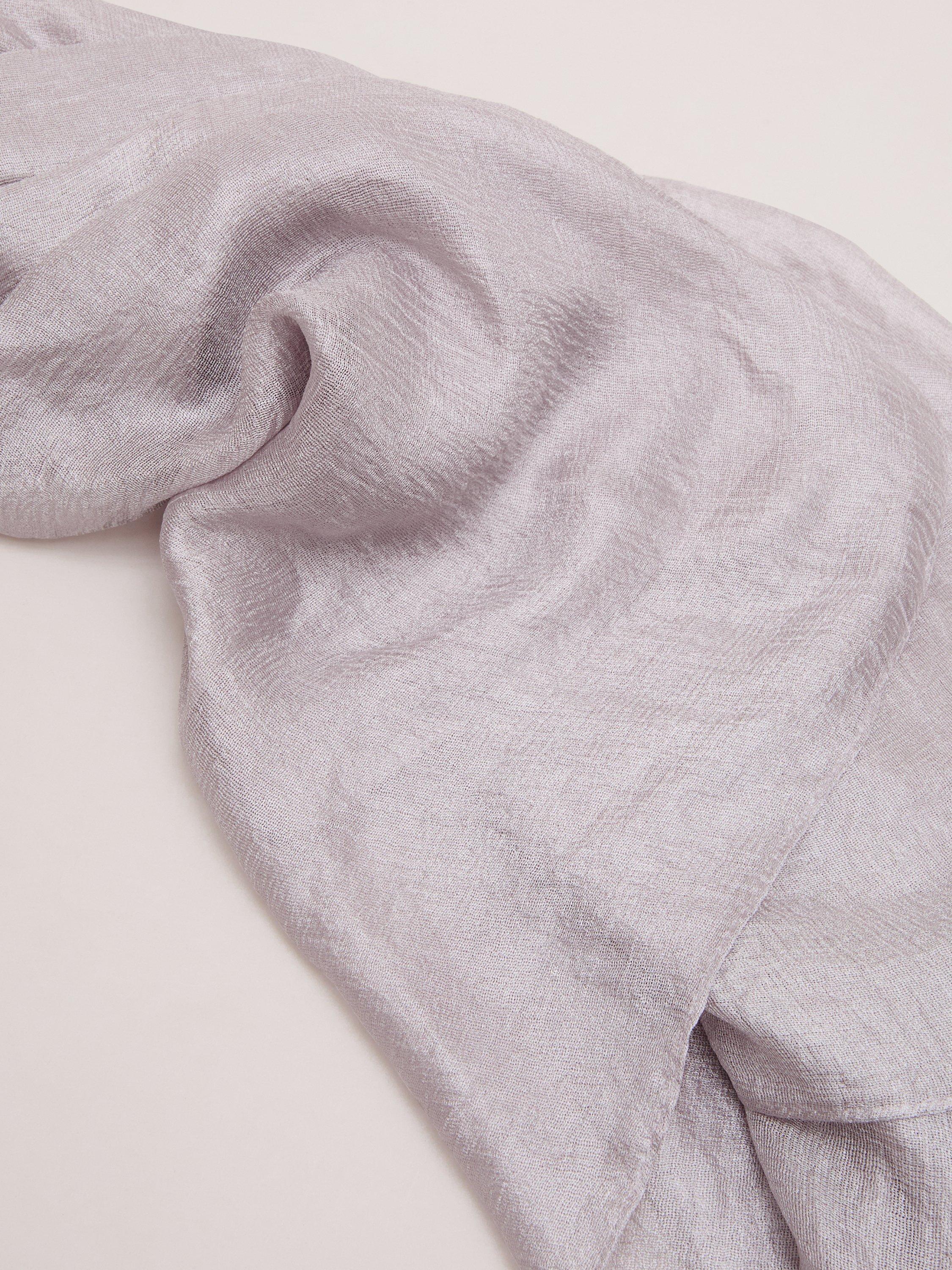 Product image 5 of 6, which shows Phase Eight Oversized Scarf, Silver, One Size