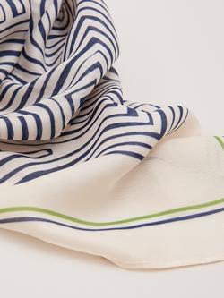 Phase Eight Geometric Print Scarf, Cream - view 2, Cream