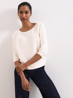 Phase Eight Giana Ribbed Jumper, Natural, Natural