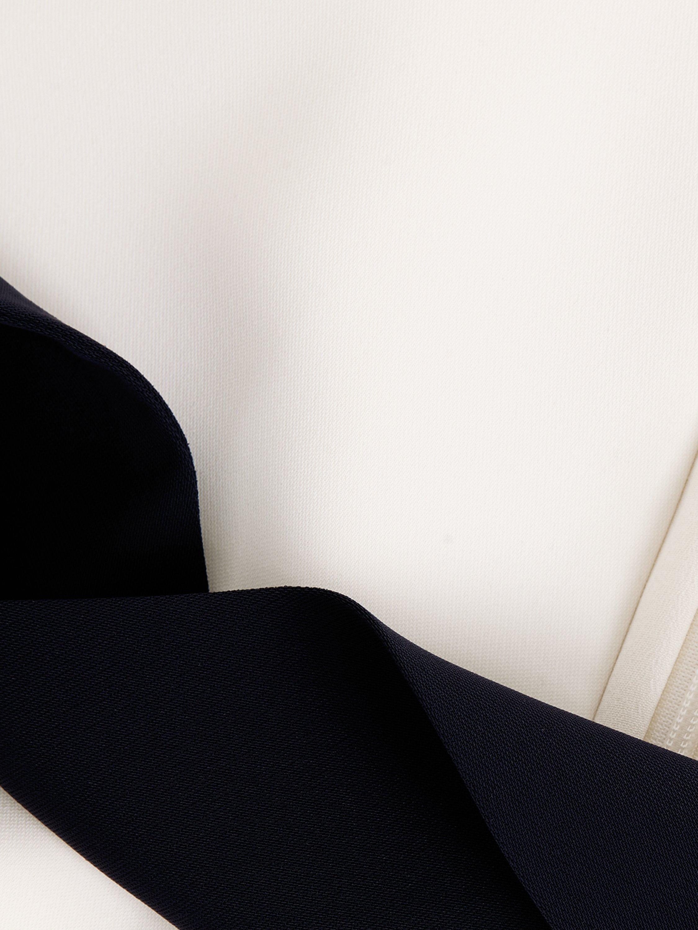 Product image 6 of 9, which shows Phase Eight Brylee Colour Block Jumpsuit, Navy/Ivory, 10