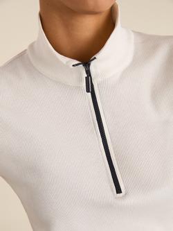 Baukjen Clayton Zip Turtleneck Top - view 2, Soft White