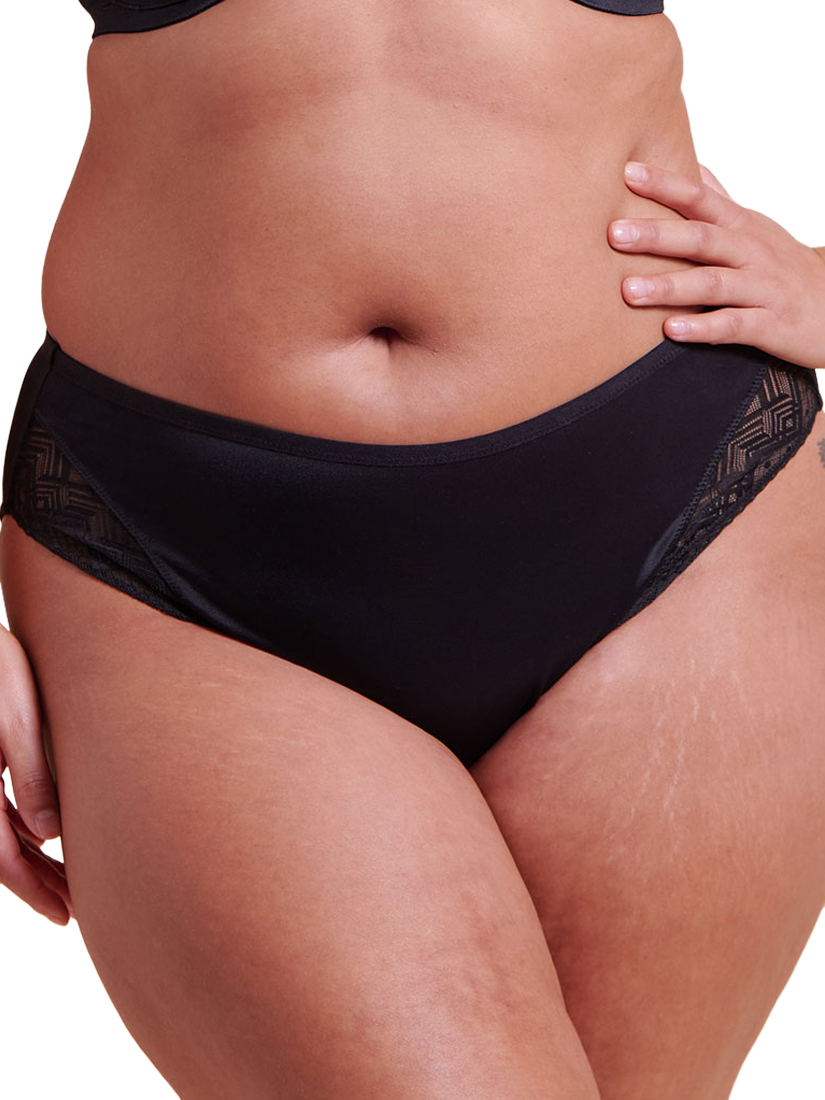 Product image 1 of 5, which shows Curvy Kate Spotlight Full Brief, Black, S