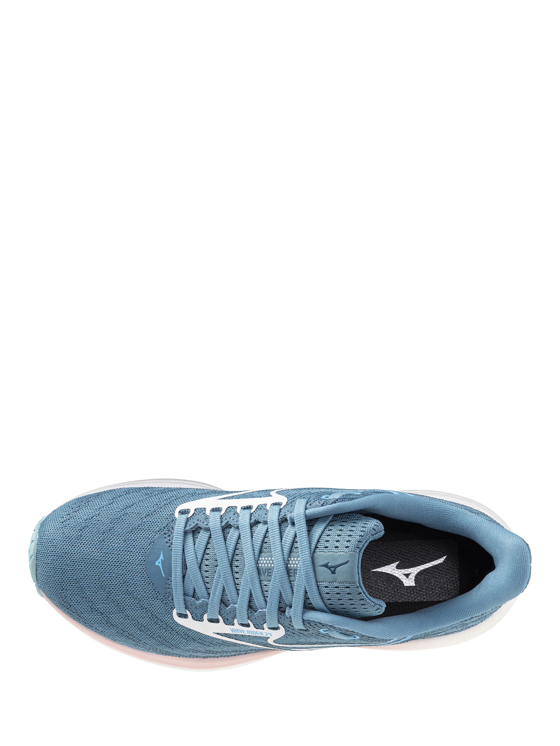 Product image 4 of 6, which shows Mizuno Wave Rider 29 Running Shoes, Teal, 4