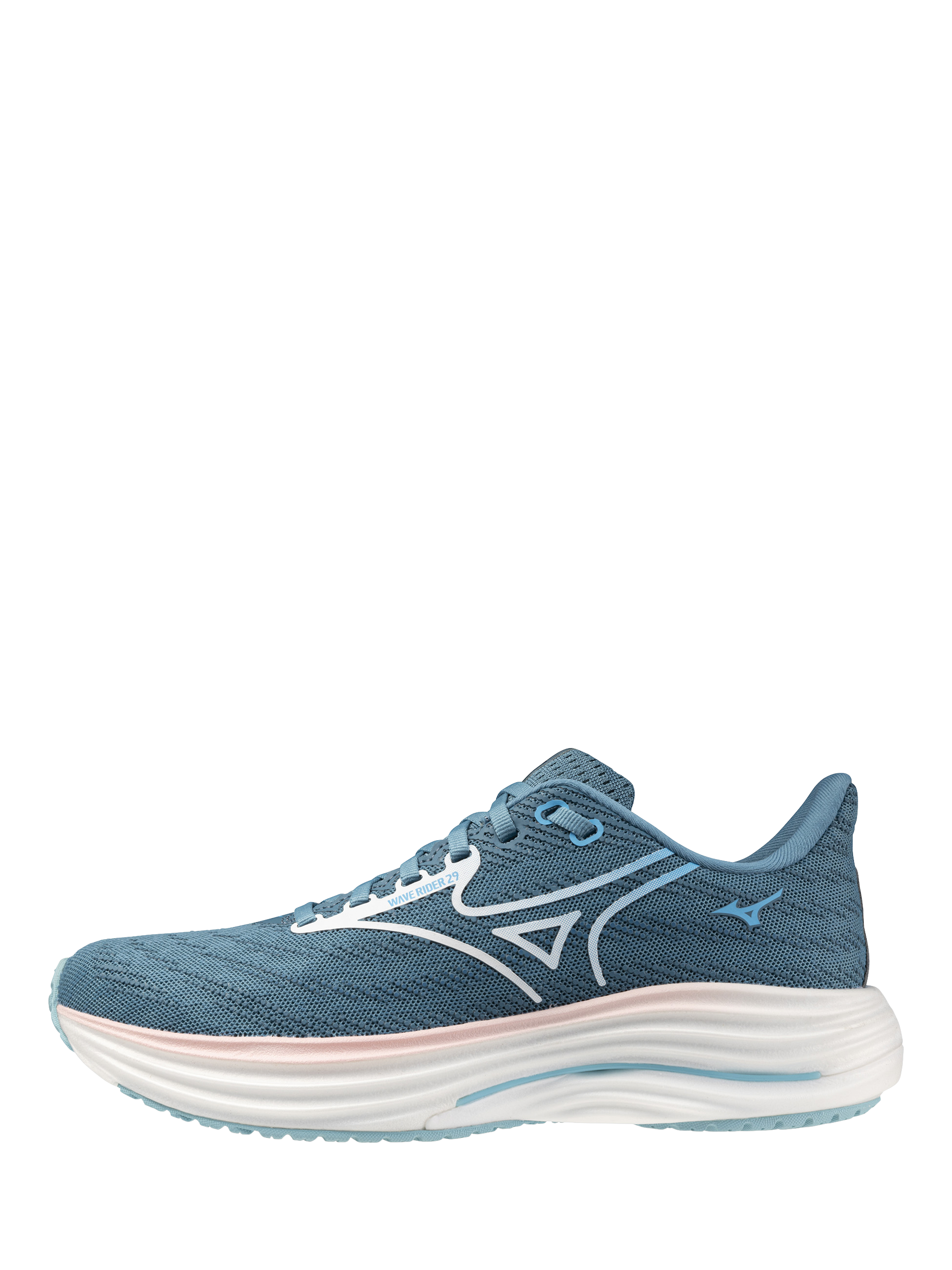 Product image 6 of 6, which shows Mizuno Wave Rider 29 Running Shoes, Teal, 4
