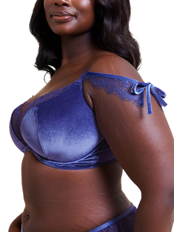 Curvy Kate Glamour Puss Super Plunge Bra, Midnight Navy - view 2, Midnight Navy