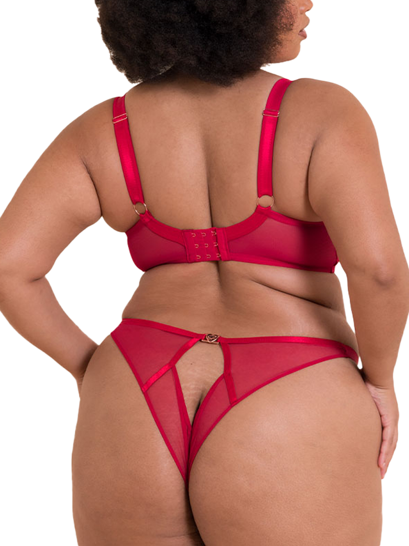 Product image 6 of 7, which shows Curvy Kate Loved Up Bra, Crimson, 30F