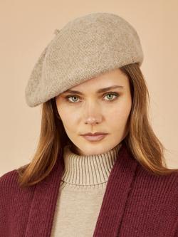 Yumi Soft Knit Beret, Oatmeal