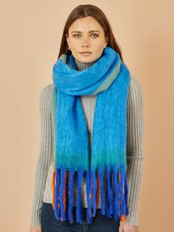 Yumi Colour Scarf, Blue/Multi