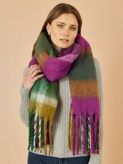 Yumi Soft Scarf, Purple/Multi, Purple/Multi