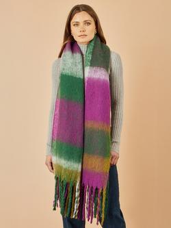 Yumi Soft Scarf, Purple/Multi - view 2, Purple/Multi