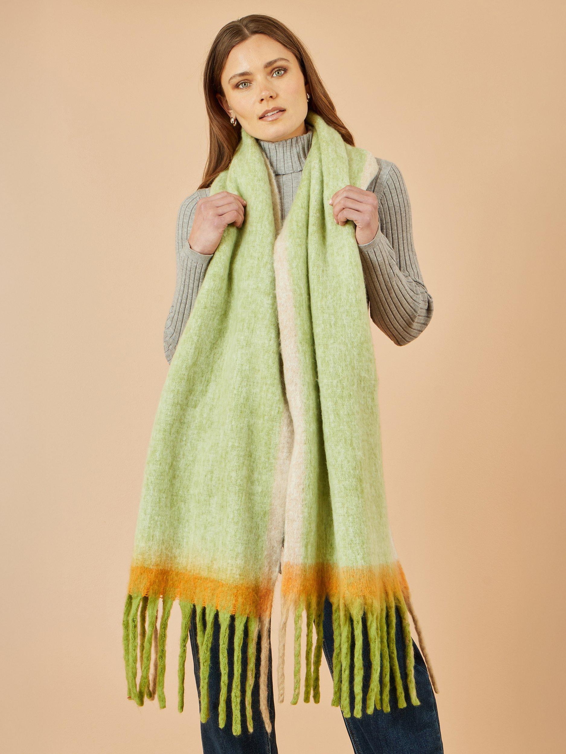 Product image 2 of 2, which shows Yumi Colour Scarf, Green
