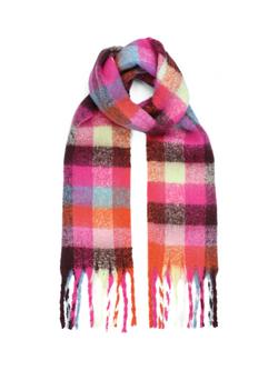 Yumi Fluffy Scarf, Multi - view 2, Multi