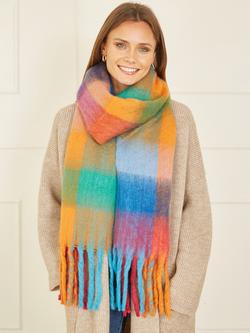 Yumi Check Scarf, Multi, Multi