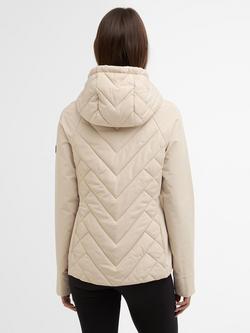 Barbour International Dakota Quilted Sweatshirt, Beige - view 2, Beige