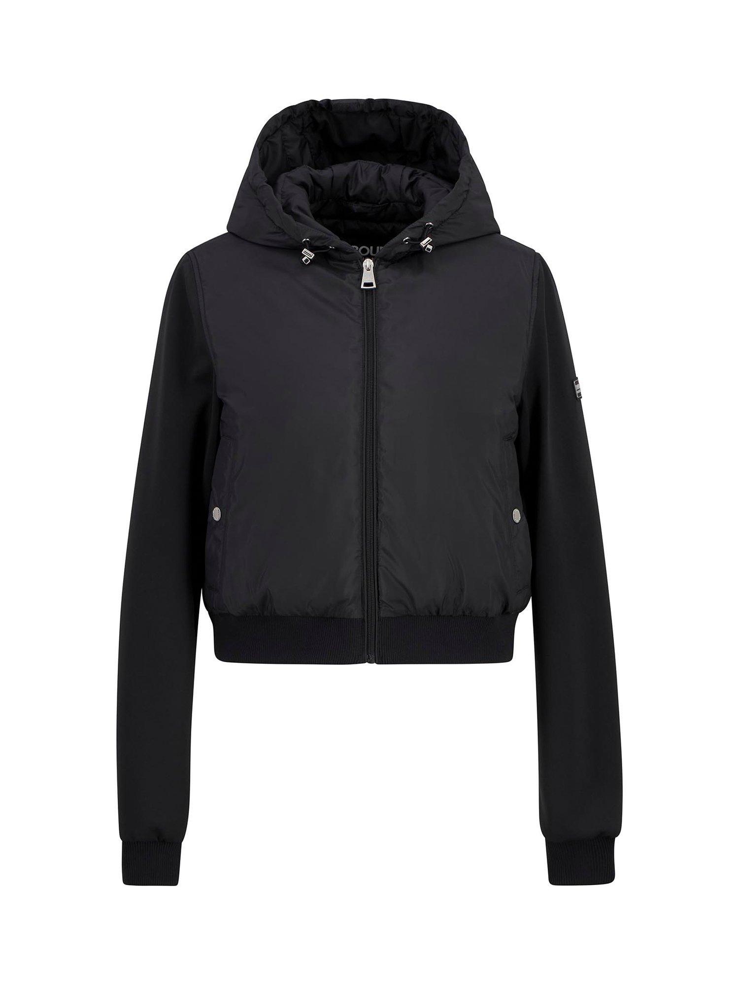Product image 4 of 7, which shows Barbour International Equinox Quilted Sweatshirt, Black, 8