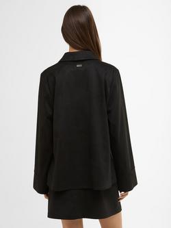 Barbour International Nia Overshirt, Black - view 2, Black