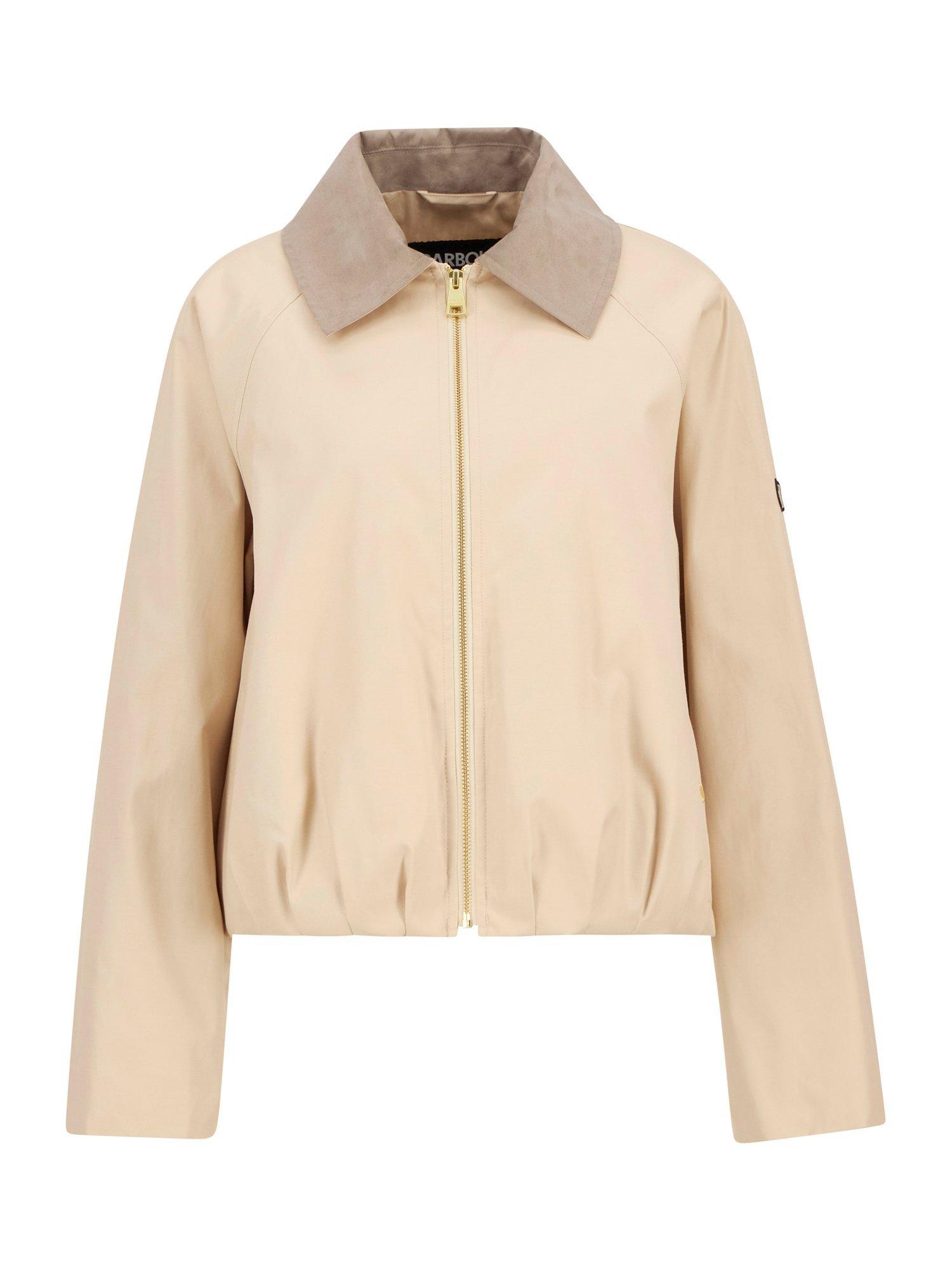 Product image 4 of 7, which shows Barbour International Ozara Barn Jacket, Beige, 8