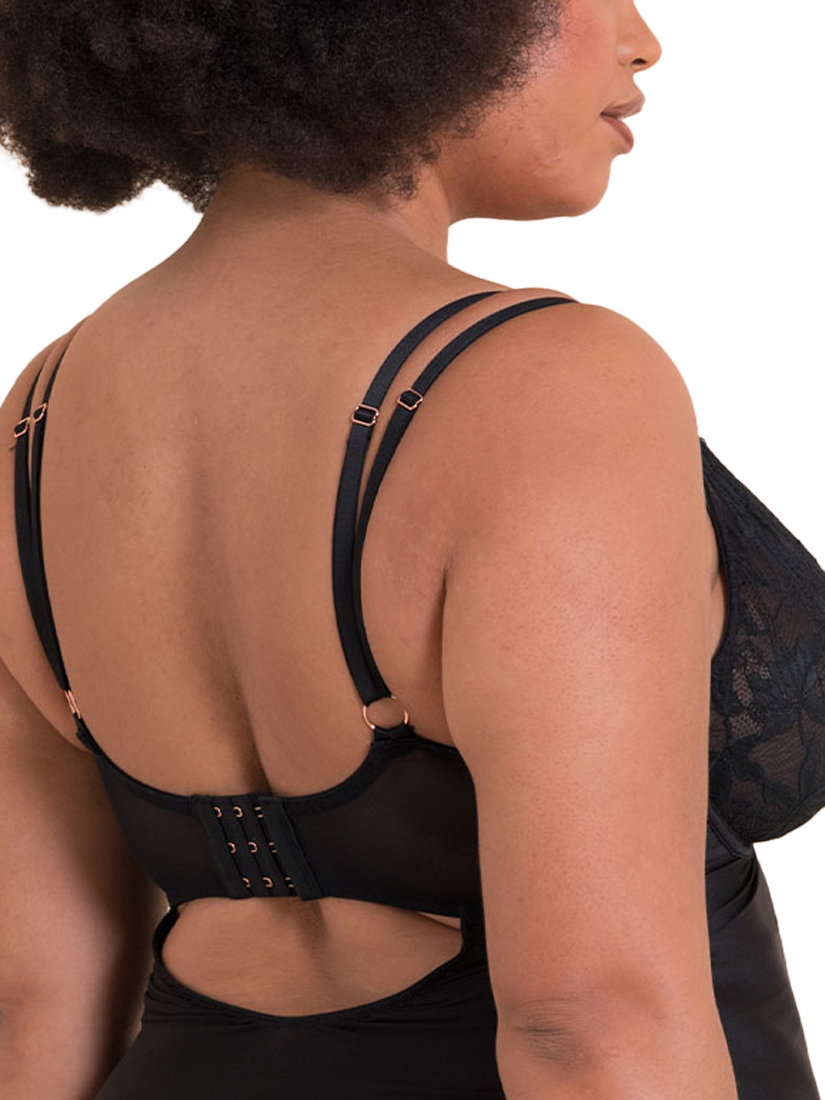 Product image 6 of 6, which shows Curvy Kate Embrace Chemise, Black, 30E