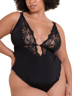 Curvy Kate Embrace Teddy, Black, Black