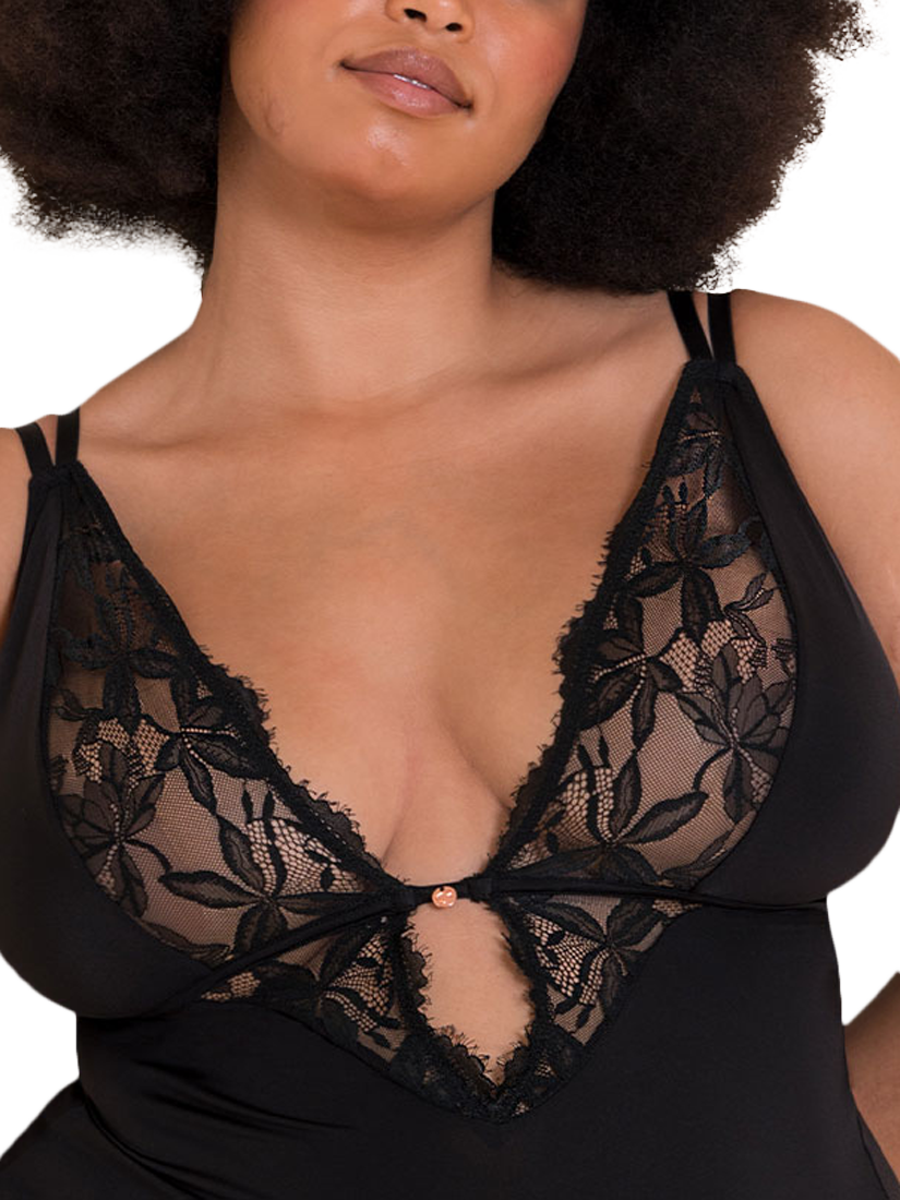 Product image 3 of 6, which shows Curvy Kate Embrace Teddy, Black, S