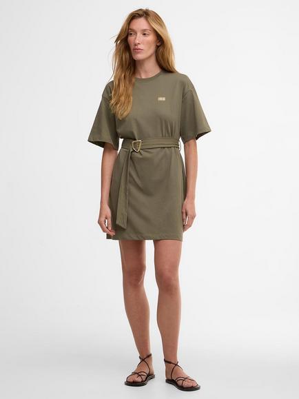 Barbour International Uma Mini Dress, Khaki, Khaki