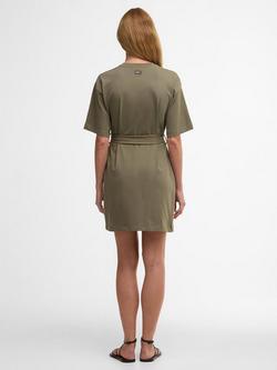 Barbour International Uma Mini Dress, Khaki - view 2, Khaki