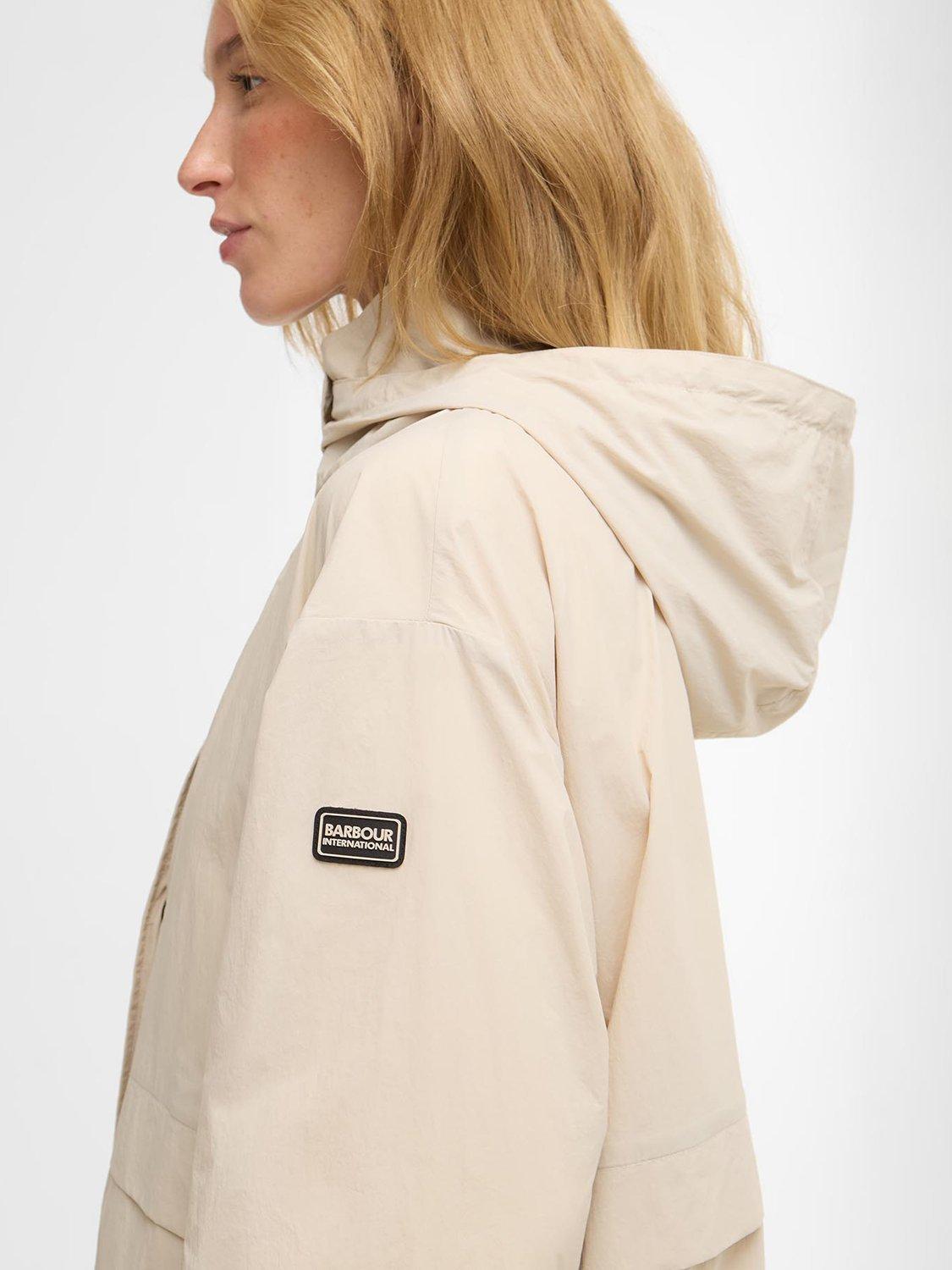 Product image 6 of 7, which shows Barbour International Atlantis Showerproof Jacket, Beige, 8