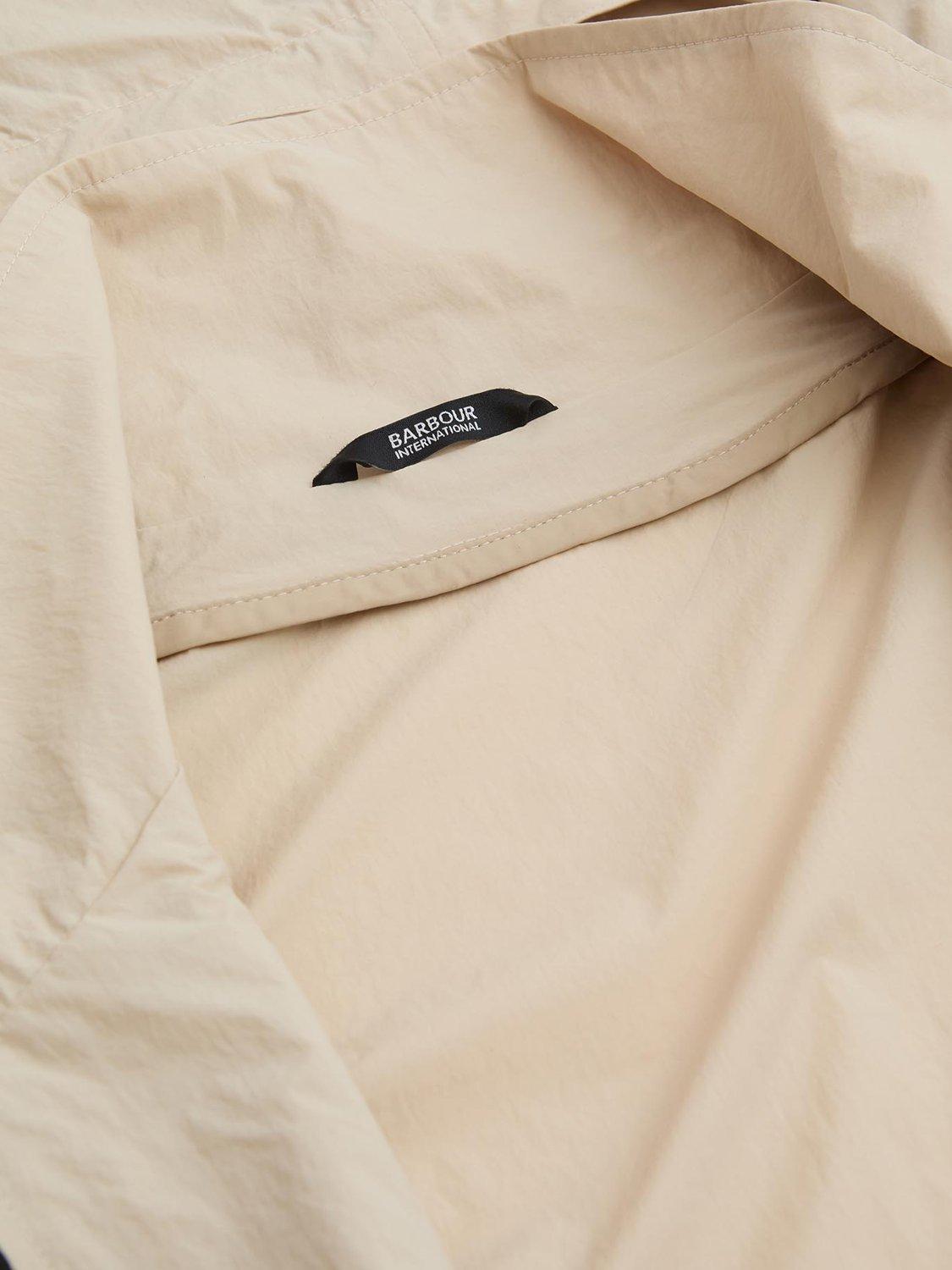 Product image 7 of 7, which shows Barbour International Atlantis Showerproof Jacket, Beige, 8