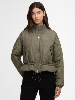 Barbour International Pagan Quilted Jacket, Khaki, Khaki