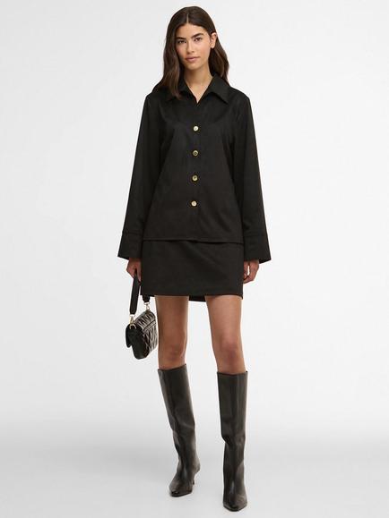 Barbour International Nia Mini Skirt, Black, Black
