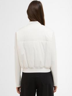 Barbour International Emerson Quilted Sweatshirt, White - view 2, White