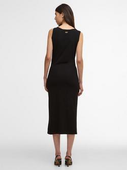 Barbour International Gigi Sleeveless Midi Dress, Black - view 2, Black