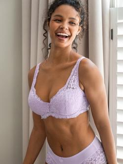 Pour Moi Fleur High Apex Balconette Bra, Lilac