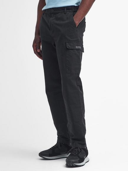 Barbour Ripstop Cargo Trousers, Black, Black