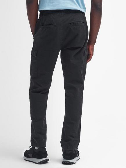 Barbour Ripstop Cargo Trousers, Black - view 2, Black