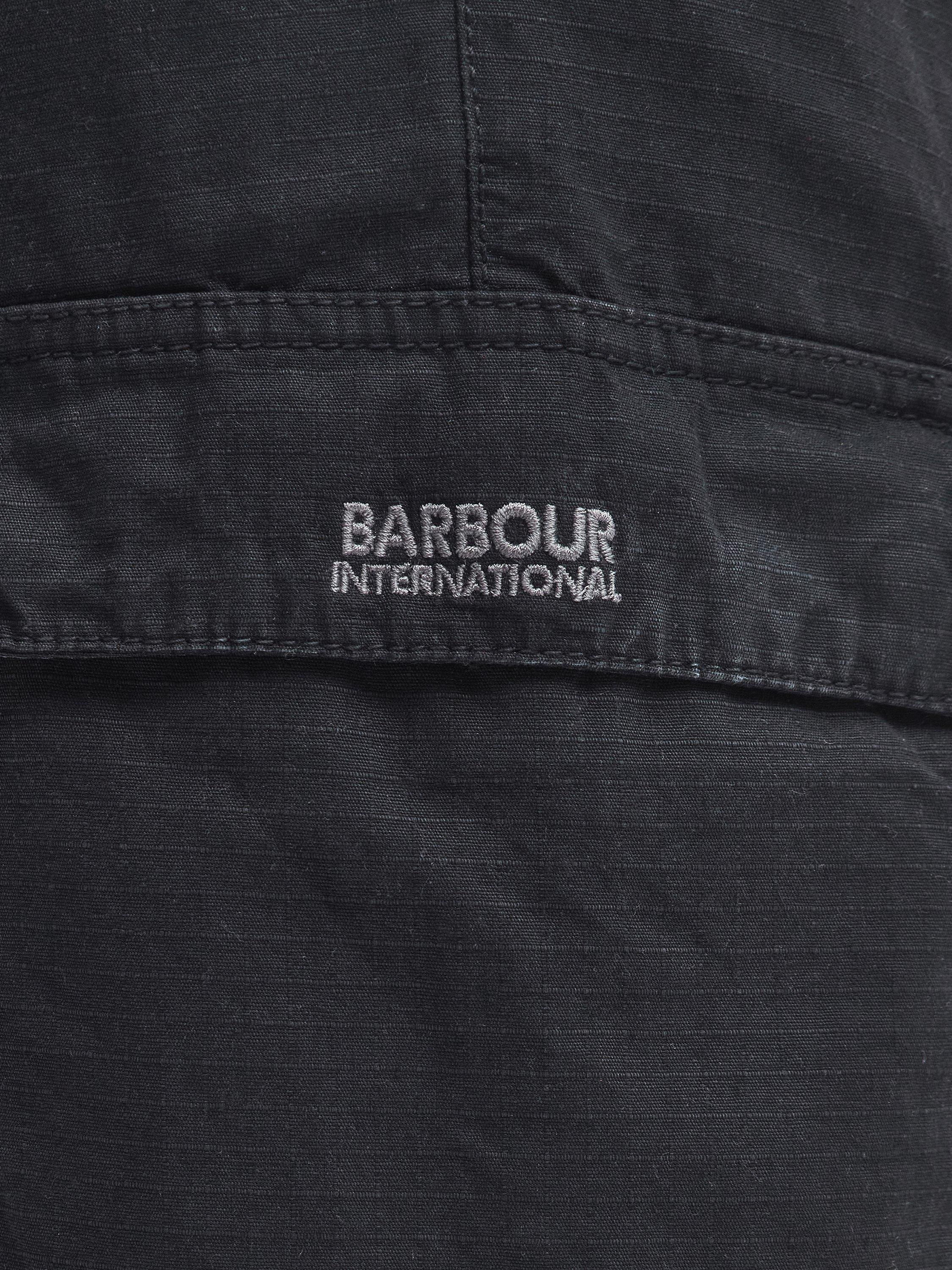Product image 4 of 5, which shows Barbour Ripstop Cargo Trousers, Black, M